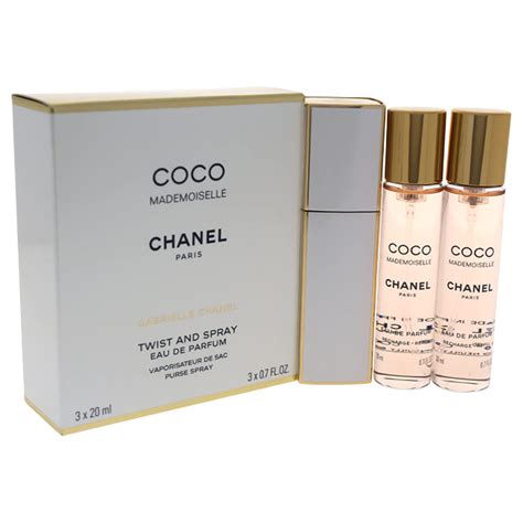 chanel coco mademoiselle solid edt travel size|coco mademoiselle refill only.